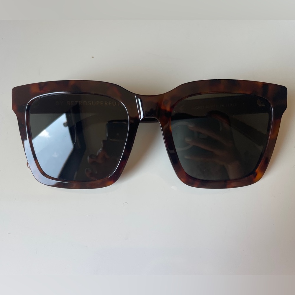 Retrosuperfuture Tortoiseshell Aalto Sunglasses - image 5